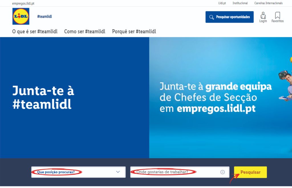 Vagas de Emprego no LIDL