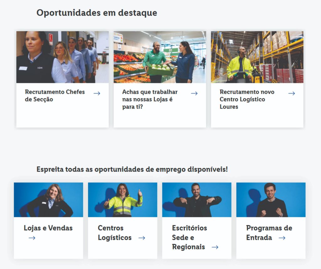 Vagas de Emprego no LIDL