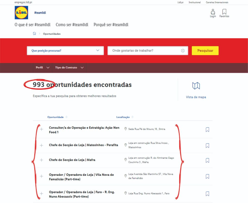 Vagas de Emprego no LIDL