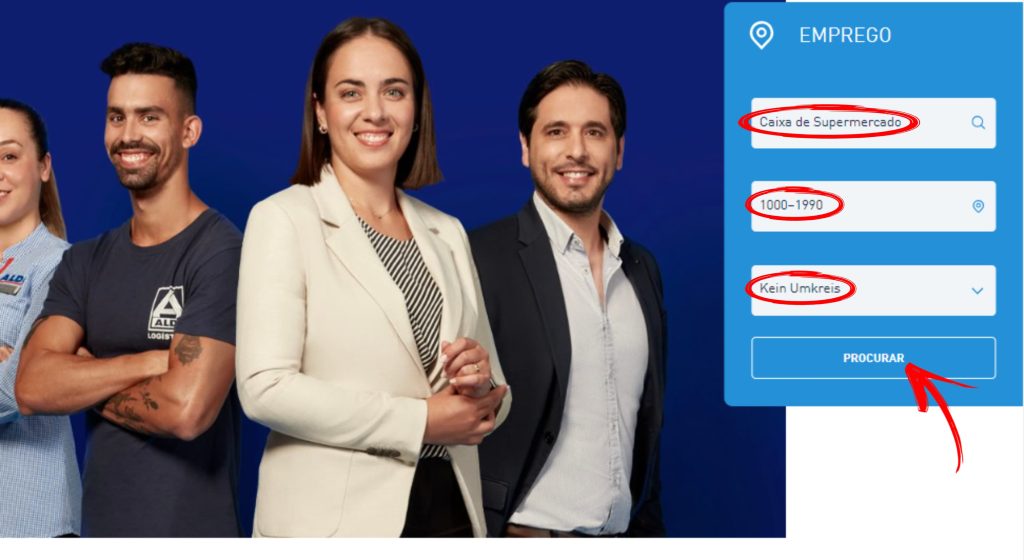 oportunidade de emprego