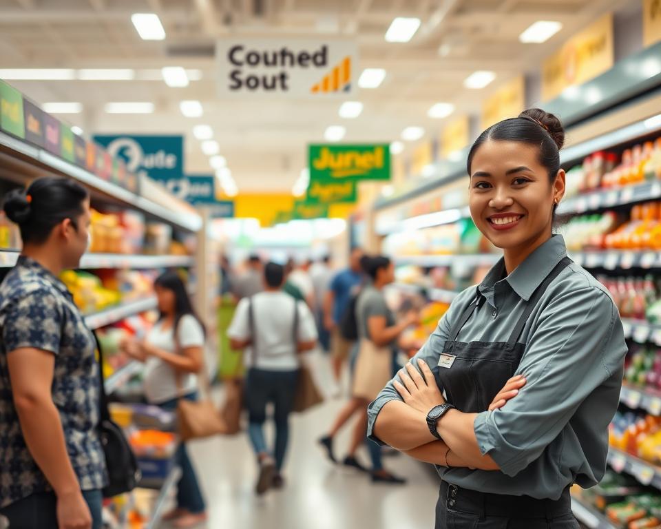 percursos de carreira no supermercado
